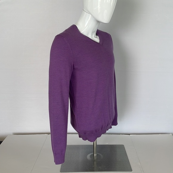 Hugo Boss Slim Fit Purple Sweater Size Large - Picture 5 of 14
